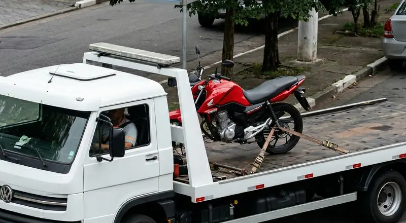 Reboque de moto em Pouso Alegre – guincho especializado para motocicletas